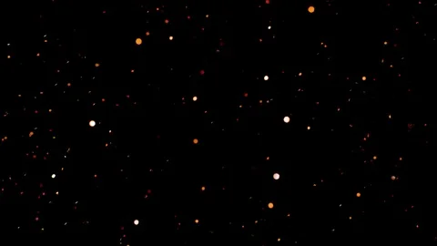 Falling glitter particles. Shiny confetti magic, sparkling, bokeh light Stock Footage 122380516