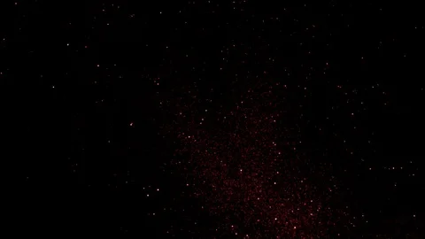 Falling glitter particles. Shiny confetti magic, sparkling, bokeh light Stock Footage 122381790