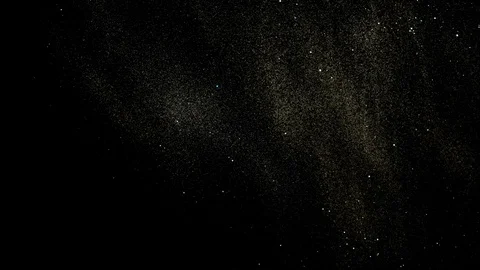 Falling glitter particles. Shiny confetti magic, sparkling, bokeh light Stock Footage 122384206