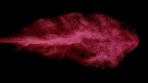 Falling glitter particles. Shiny confetti magic, sparkling, bokeh light Vídeo Stock 122387064