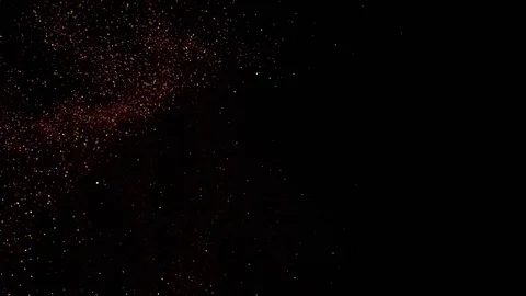 Falling glitter particles. Shiny confetti magic, sparkling, bokeh light Stock Footage 122387699