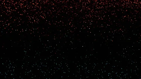Falling glitter particles. Shiny confetti magic, sparkling, bokeh light Stock Footage 122390259