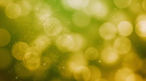 Falling Glitter Particles Yellow 库存影片 44667518