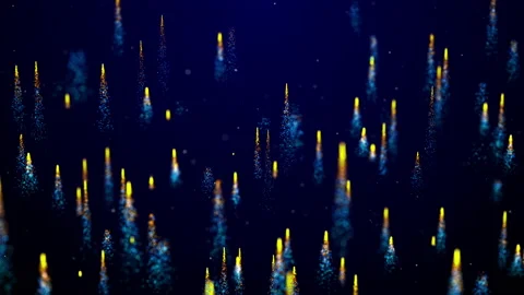 Falling glittering particles streaks animation Stock Footage 187685896