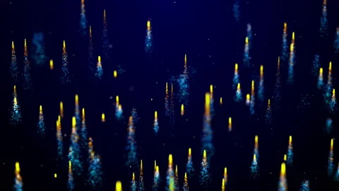 Falling glittering particles streaks animation Stock Footage 187686560