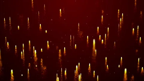 Falling glittering particles streaks animation Stock Footage 202542477
