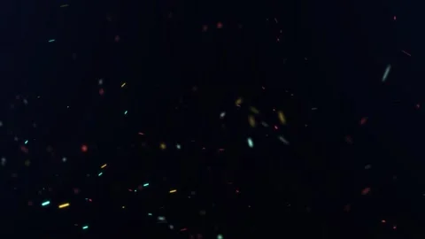 Falling Glowing Colorful Dust Particles Animation. Stock Footage 219502635