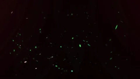 Falling Glowing Colorful Dust Particles Animation. Stock Footage 219502644