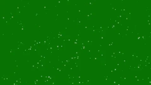 Falling Glowing Snow Green Screen Seamless Loop 4K Chroma Key Overlay Stock Footage 320906737