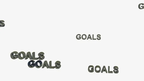 FALLING GOALS LOGOS Vídeos de archivo 72880256