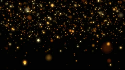 Falling gold abstract particles background Stock Footage 204815304