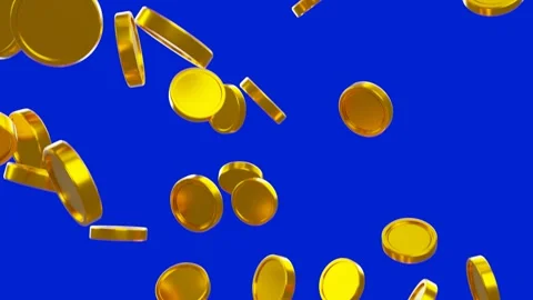 Falling gold coins	 Stock Footage 285648655