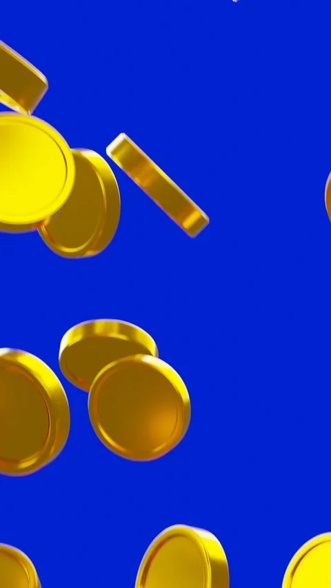 Falling gold coins	 Stock Footage 285649883