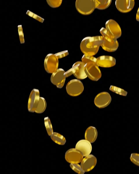 Falling gold coins	 Stock Footage 285653142