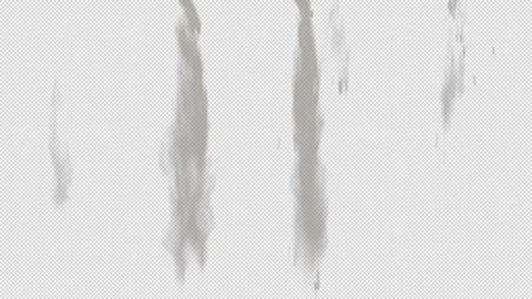 Falling Gold Particles in Slow Motion (Alpha Mask) Stock Footage 201159703