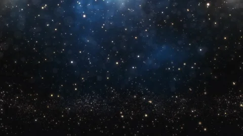 Falling Golden Christmas Particles Stock Footage 256027282