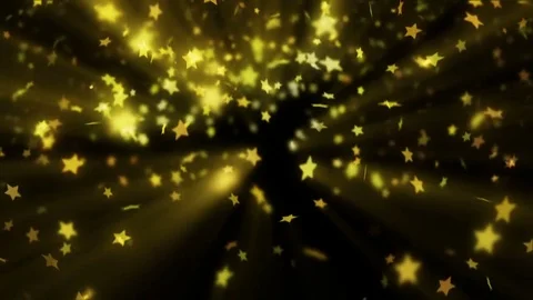 Falling golden confetti Video stock 79613998