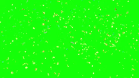 Falling golden confetti isolated on green screen background for party 스톡 동영상 341907879