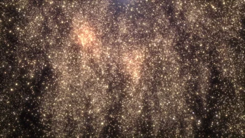 Falling Golden Particles Stock Footage 172523474