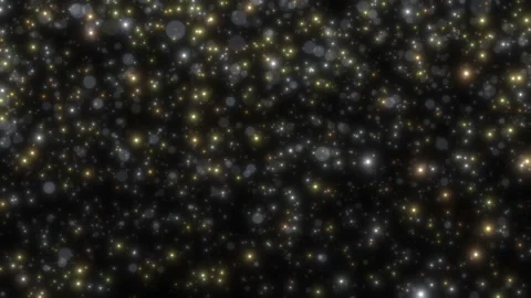 Falling Golden Particles Overlay Stock Footage 200396037
