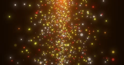 Falling golden sparkling particles on a black background 41 Stock Footage 310180238