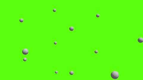 Falling golf balls over green screen or chroma key. Rain of golf balls Stock Footage 237026771