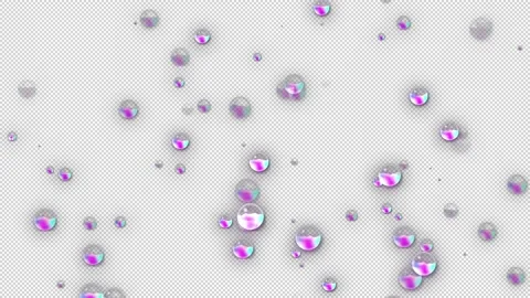 Falling Gradient Bubbles On Alpha 스톡 동영상 194505838