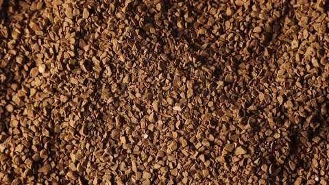 Falling grain of ground coffee Stock Footage 72252326