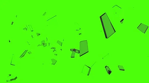 Falling green confetti in motion for celebration or event scenes 스톡 동영상 341779571