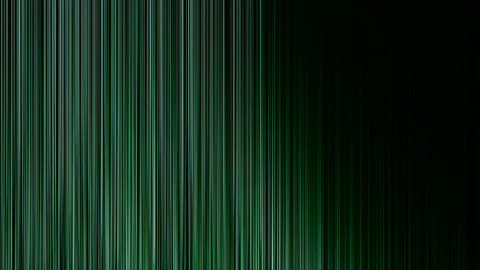 Falling Green Lines of Diagonal Organised Digital Fall Rain Pattern Video stock 143137395