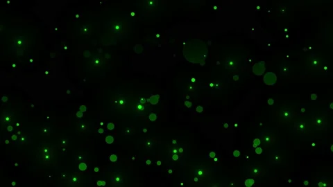 Falling Green Particles Animation.  Stock Footage 239508473