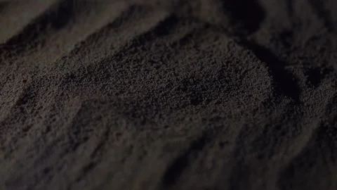 Falling ground coffee texture background 库存影片 272220842
