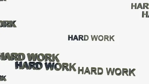 FALLING HARD WORK LOGOS Stock-Footage 72880614