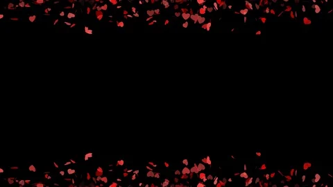 Falling Heart Background for wedding, in... | Stock Video | Pond5