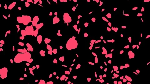 Falling Hearts Background Stock Footage 85021273