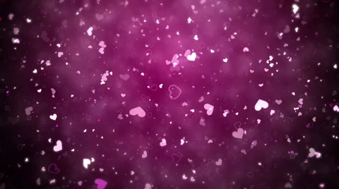 Falling hearts Stock Footage 46411131