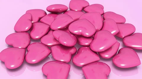 Falling hearts Stock Footage 59724436