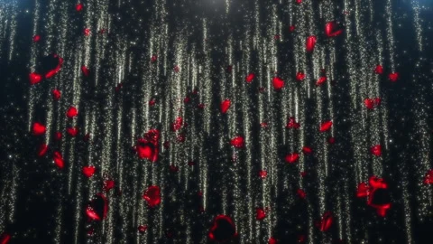 Falling Hearts Stock Footage 282789530