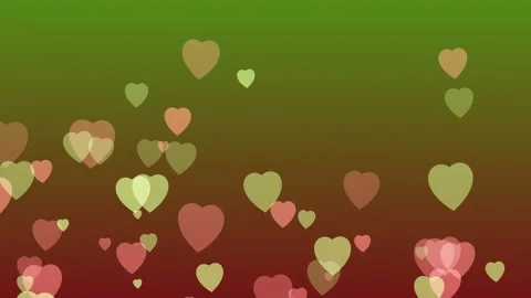 Falling Hearts Gradient Background Video stock 327338495