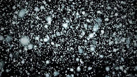 Falling Heavy Snowfall. Blizzard Animation. Weather Condition. Stock Footage 171936723