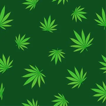 Falling hemp seamless Stock Illustration