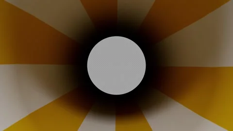 Falling into the hole in the swirl of yellow and white stripes 動画素材 332184488