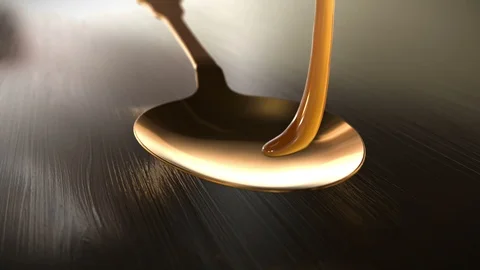 Falling Honey Stock Footage 97942696