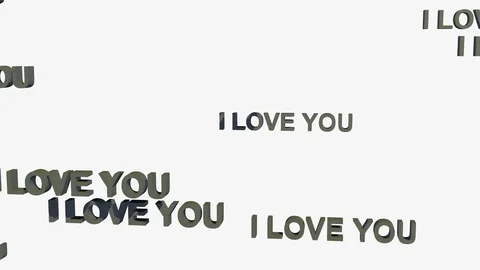 FALLING I LOVE YOU LOGOS Vídeos de archivo 73099110