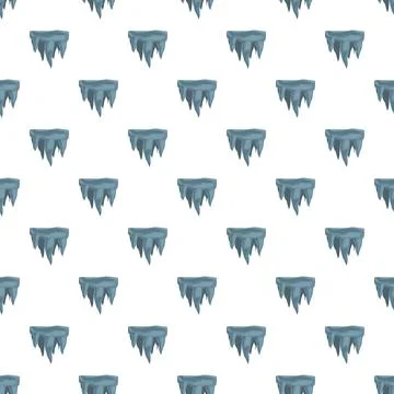 Falling icicles pattern background representing cold winter イラスト素材