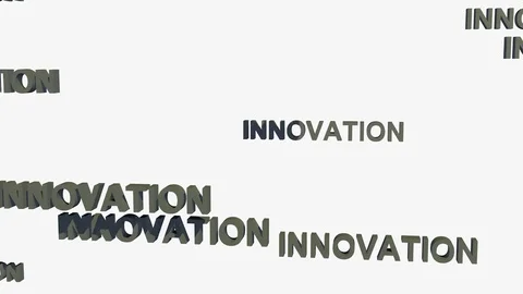 FALLING INNOVATION LOGOS Vídeos de archivo 72934780