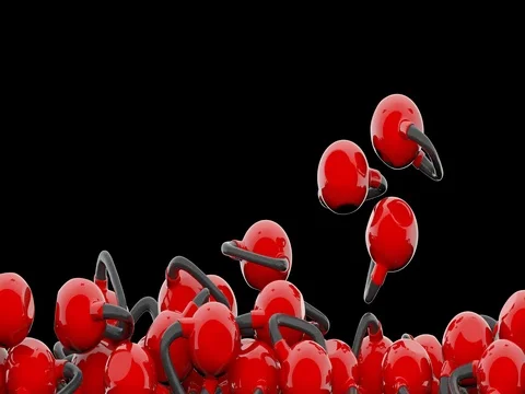 Falling kettlebells concept Stock Footage 76091347