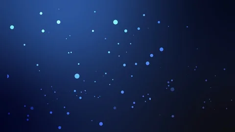 Falling large and small round white particles and bounce on the floor Stock Footage 122686683