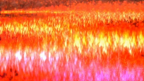 Falling lava-flames background Видео 128258272
