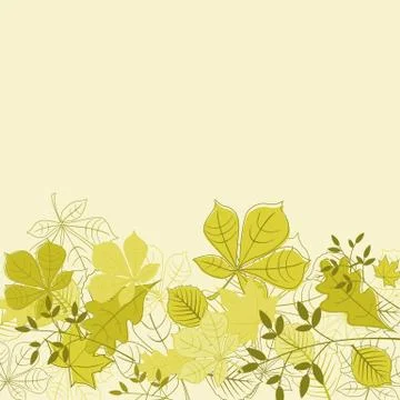 Falling leaves background 스톡 일러스트